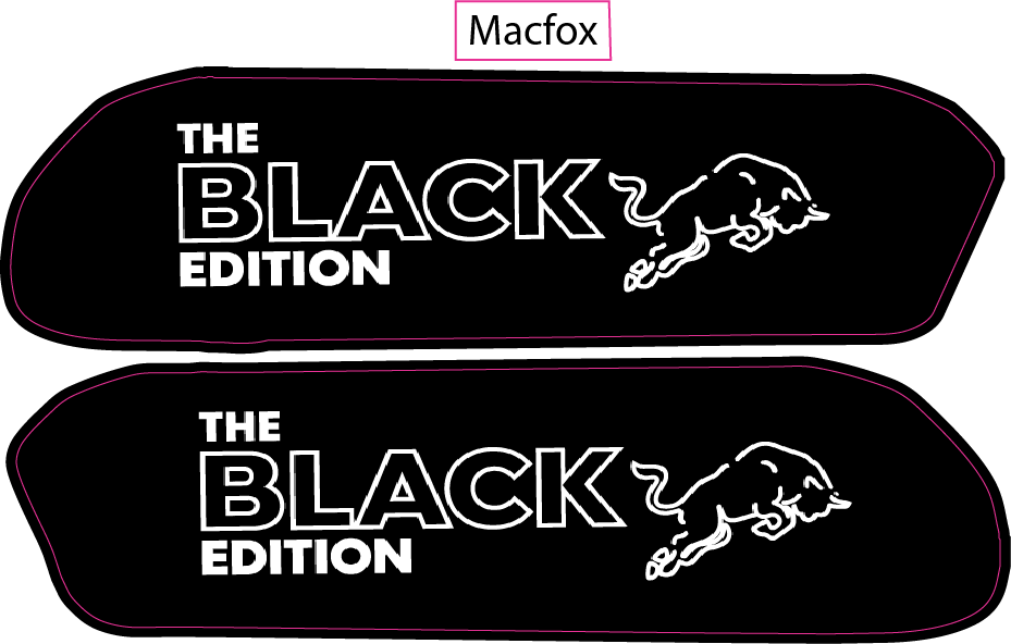 Macfox Battery Decal