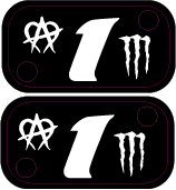 Ultrabee Brake Reseviouir Cap Decal (Fits any moto/ultrabee brake)
