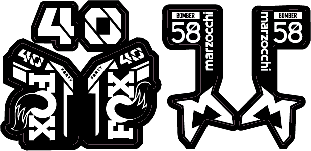 Fox 40/ Bomber 58 Decal