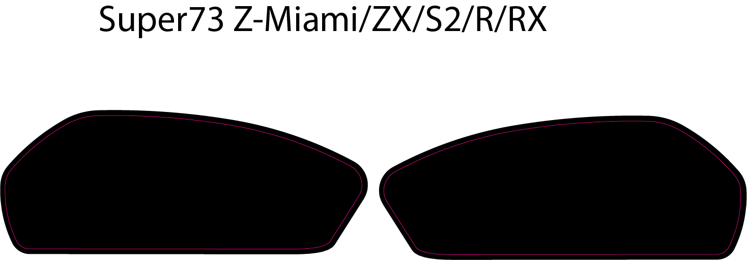 Super 73 battery decal (Comes with both sides)