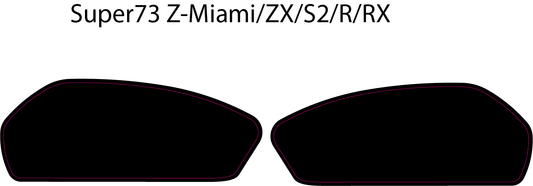 Super 73 battery decal (Comes with both sides)
