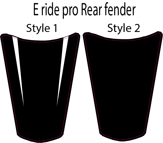 Eride Pro Rear Fender Decal