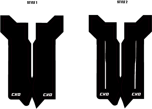 Eride Pro Fork Gaurd Decals